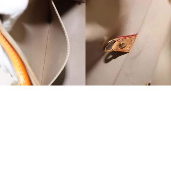 LOUIS VUITTON Monogram Vernis Houston Hand Bag Beige M91004 - Picture 13 of 13